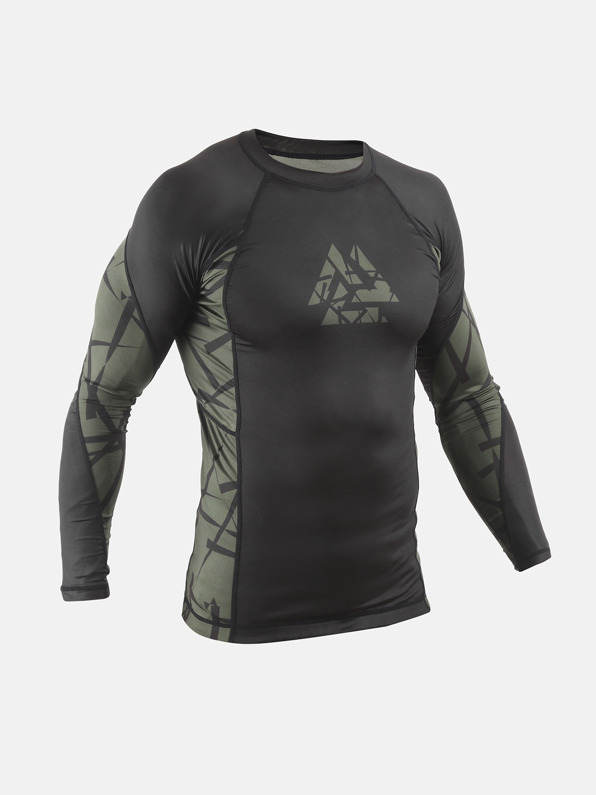 Peresvit Rival Rashguard Riffle Green Longsleeve, Photo № 3